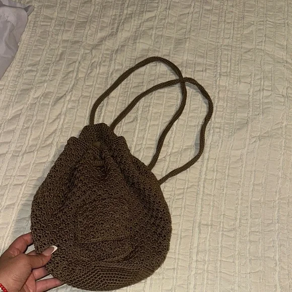 The Sak | Bags | The Sak Brown Crochet Backpack | Poshmark display picture 2